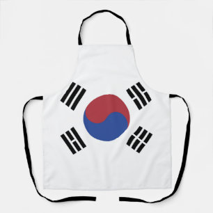 South Korea flag Apron
