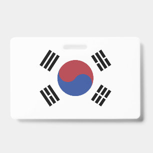 South Korea flag Badge