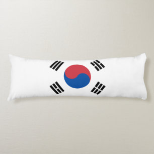 South Korea Flag Body Pillow