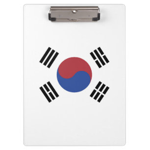 South Korea flag Clipboard