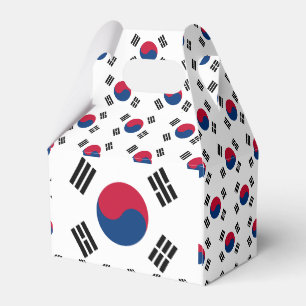 South Korea flag Favor Box
