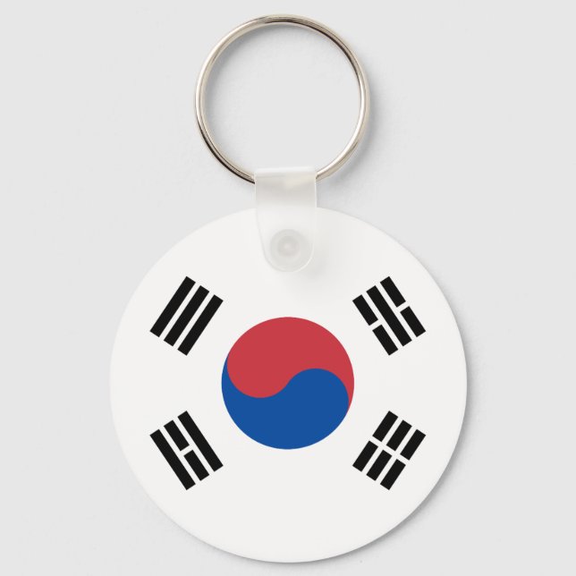 South Korea Flag Keychain (Front)