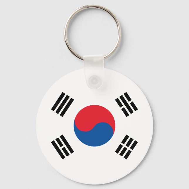 South Korea Flag Keychain (Front)