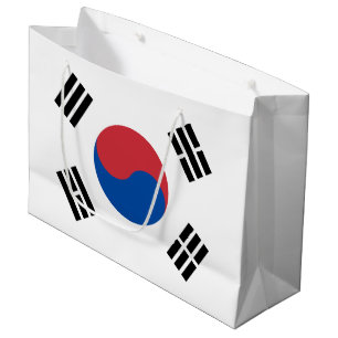 South Korea Flag Large Gift Bag