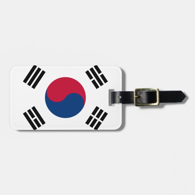 South Korea flag Luggage Tag (Front Horizontal)