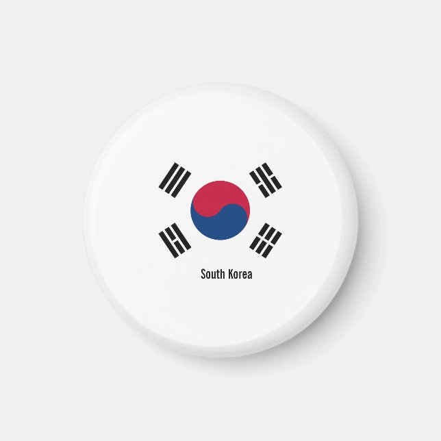 South Korea Flag Magnet (Front)