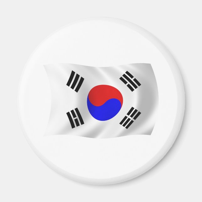 South Korea Flag Magnet (Front)
