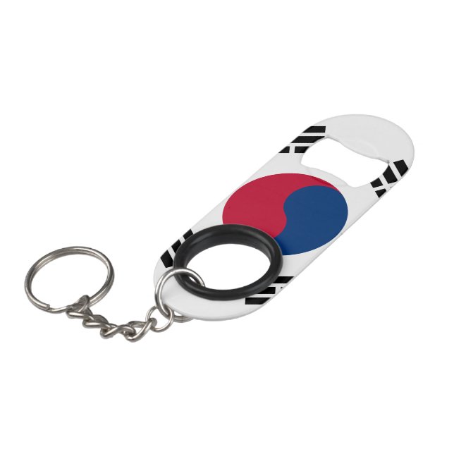 South Korea flag Mini Bottle Opener (Front Angled)