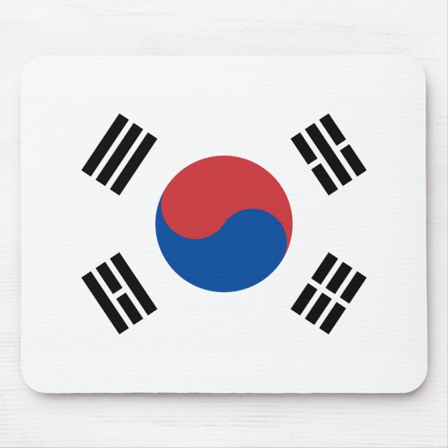 South Korea Flag Mouse Pad (Front)