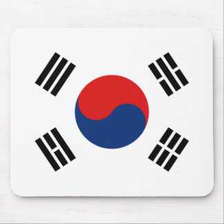 South Korea Flag Mousepad