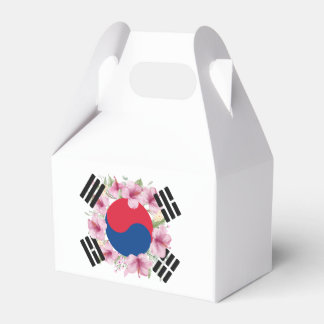 South Korea Flag Mugunghwa Favour Box