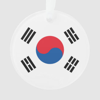 South Korea Flag Ornament