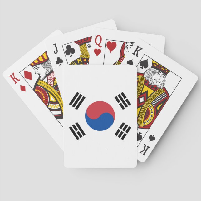 South Korea Flag Playing Cards (Back)