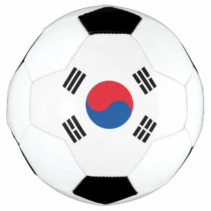 South Korea Flag Soccer Ball
