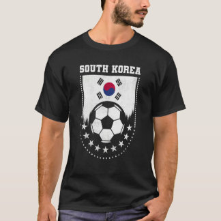 South Korea Flag Soccer Fan T-Shirt