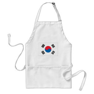 South Korea Flag Standard Apron