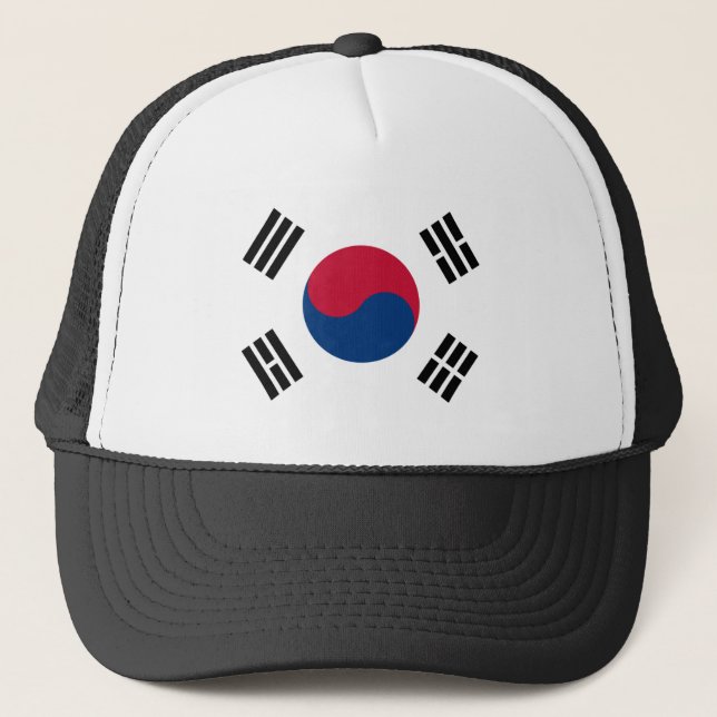 South Korea Flag Trucker Hat (Front)