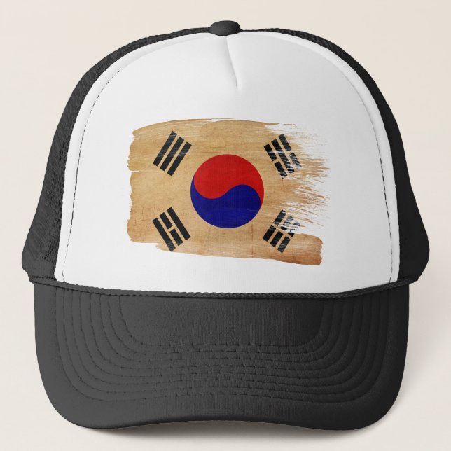 South Korea Flag Trucker Hat (Front)