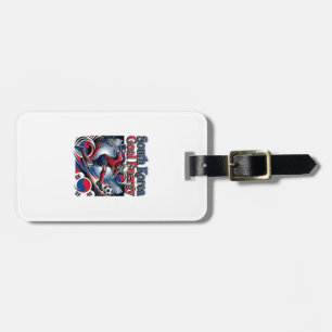 South Korea Goal Energy Skeleton Striker Nations B Luggage Tag