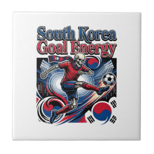 South Korea Goal Energy Skeleton Striker Nations B Tile