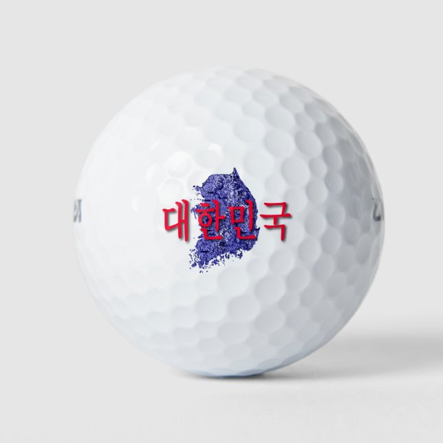 South Korea Golf Balls (Front)