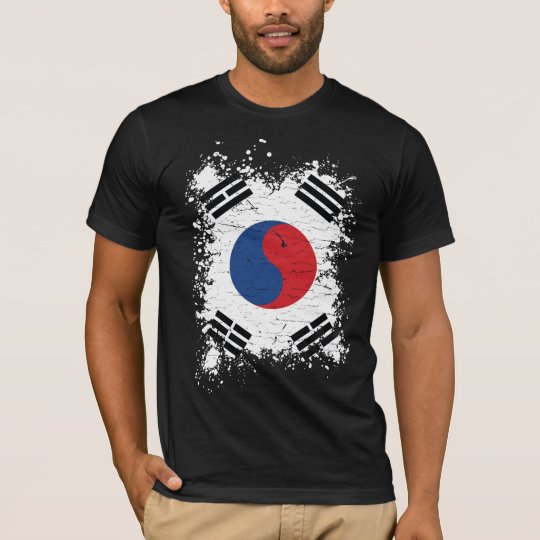 South Korea Grunge Flag T-Shirt