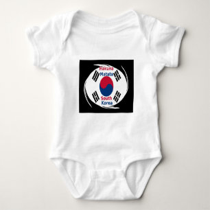 South Korea Hakuna Matata Art Print/Graphic Baby Bodysuit