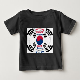 South Korea Hakuna Matata Art Print/Graphic Baby T-Shirt