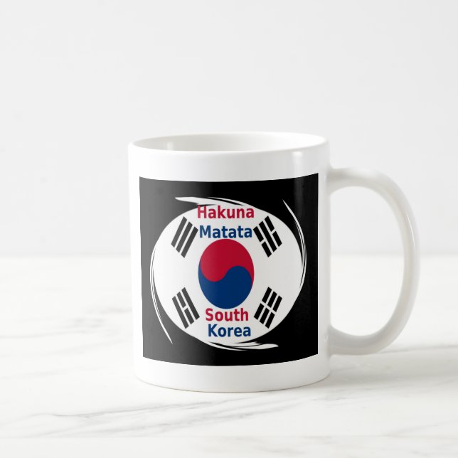  South Korea Hakuna Matata Art Print/Graphic Coffee Mug (Right)