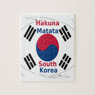 South Korea Hakuna Matata Jigsaw Puzzle