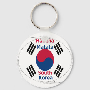 South Korea Hakuna Matata Keychain