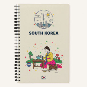 South Korea Heritage & Hanbok Tea Ceremony Photo Notebook