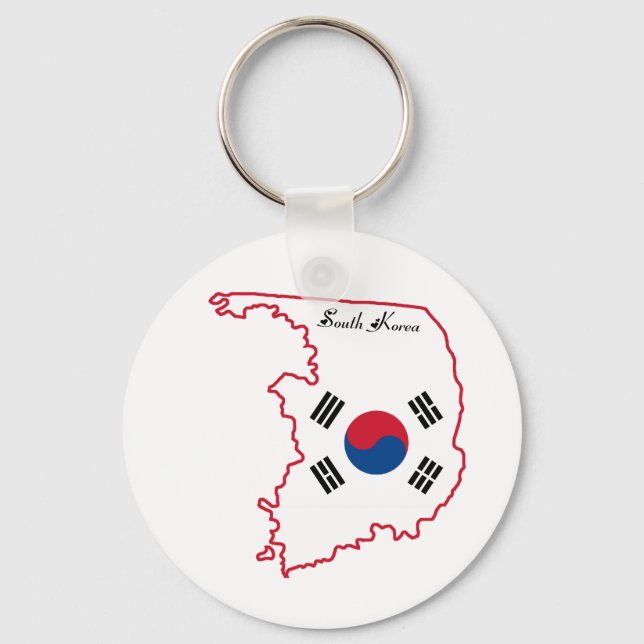 South Korea Keychain (Front)