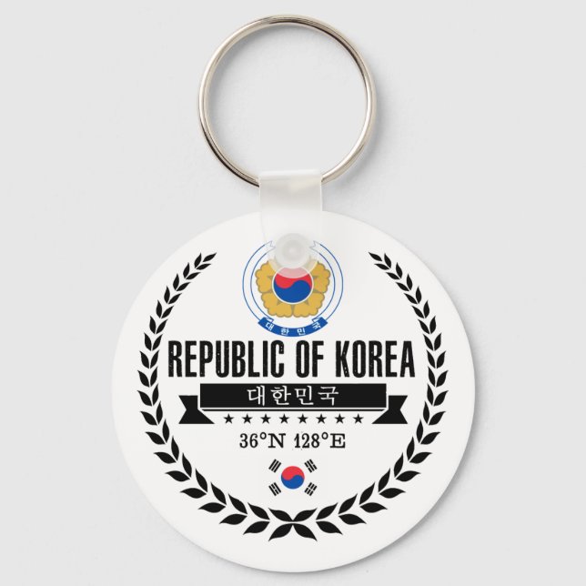South Korea Keychain (Front)