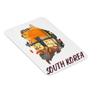South Korea Magnet