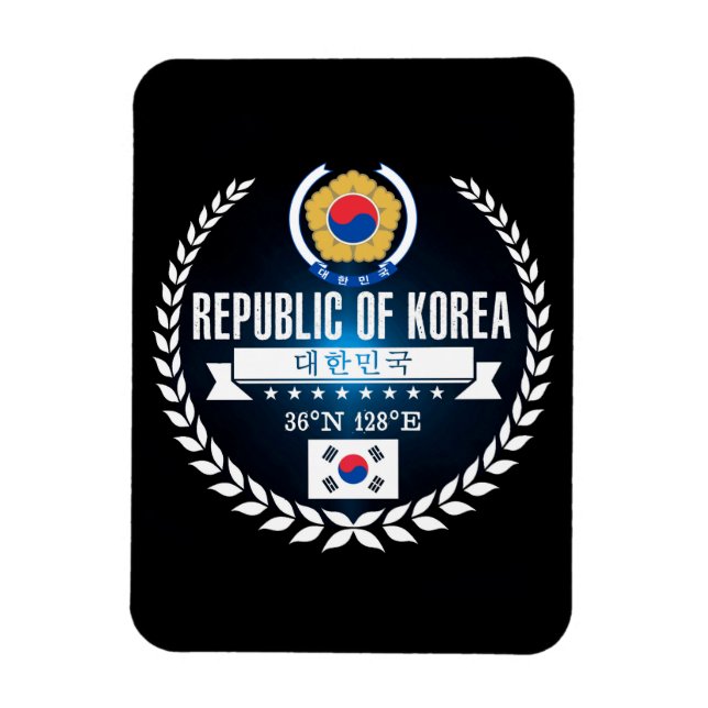 South Korea Magnet (Vertical)