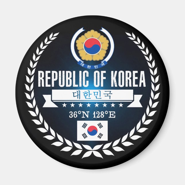 South Korea Magnet (Front)