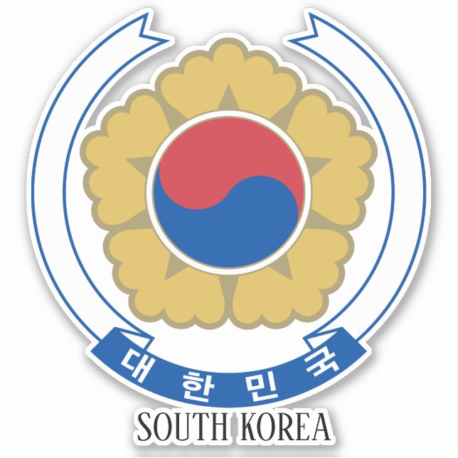 South Korea National Emblem Patriotic  (Front)