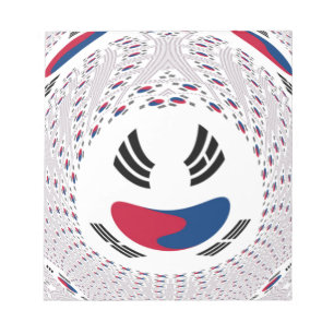 South Korea National Flag: Korean Taegeukgi Pride Notepad