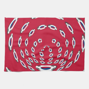South Korea Polka Dot flag Kitchen Towel