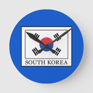 South Korea Round Clock