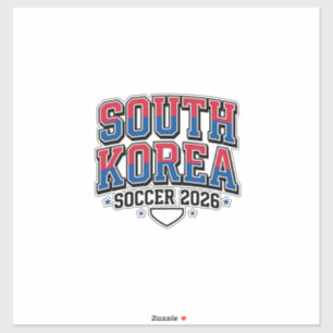 South Korea Soccer 2026 Soccer Bold Country Typogr