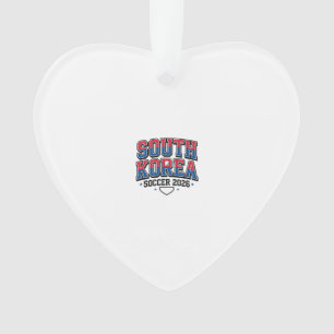 South Korea Soccer 2026 Soccer Bold Country Typogr Ornament