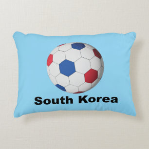 South Korea Soccer Accent Pillow