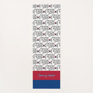 South Korea soccer fan flag supporter custom Yoga Mat