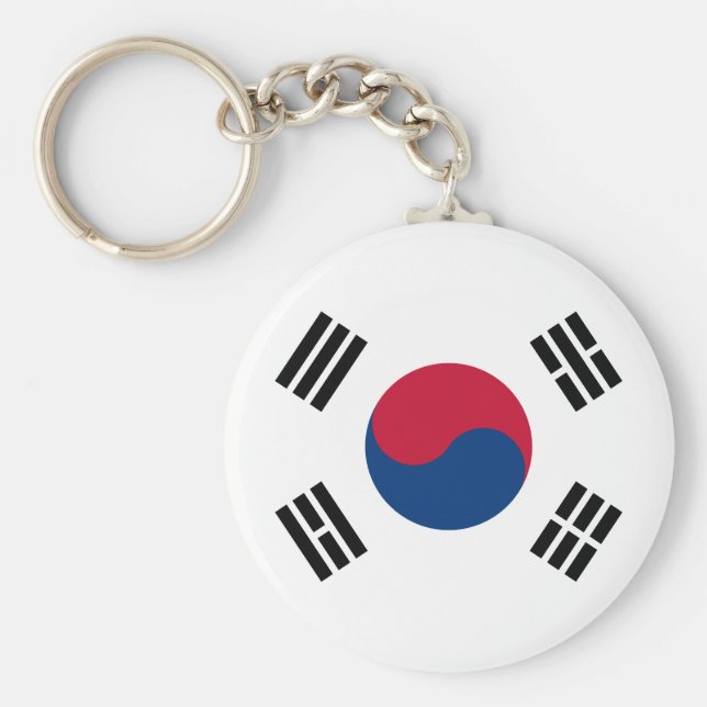 South Korea (South Korean) Flag Keychain (Front)