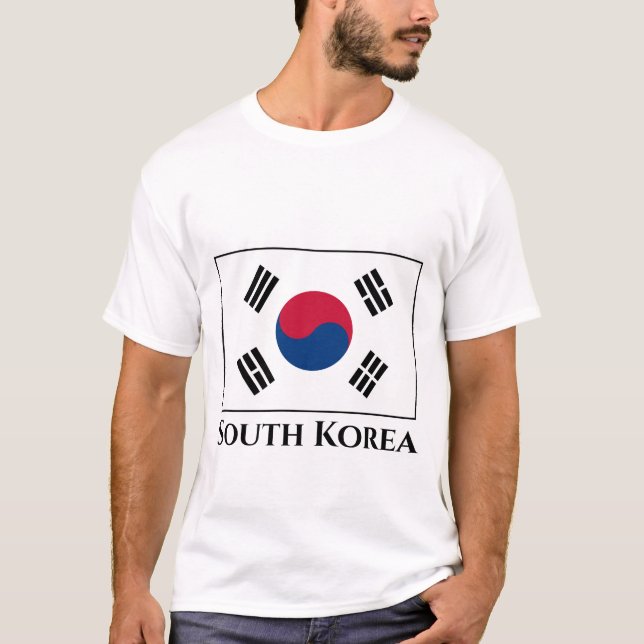 South Korea (South Korean) Flag T-Shirt (Front)