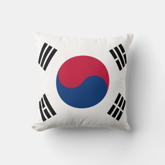 SOUTH KOREA THROW PILLOW (Front)