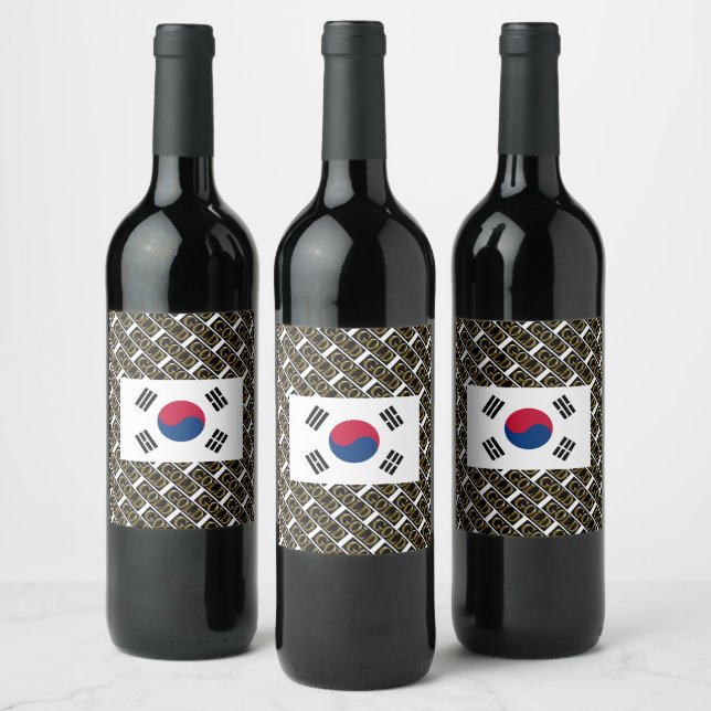 SOUTH KOREA  WINE LABEL (Bottles)