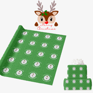 South Korean Angel Christmas Flag Personalized  Wrapping Paper